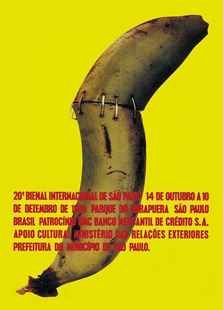 Cartaz da 20ª Bienal, de autoria de Rodolfo Vanni